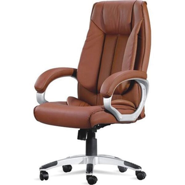 Brown Office Executive Chair Leather - WeftKart