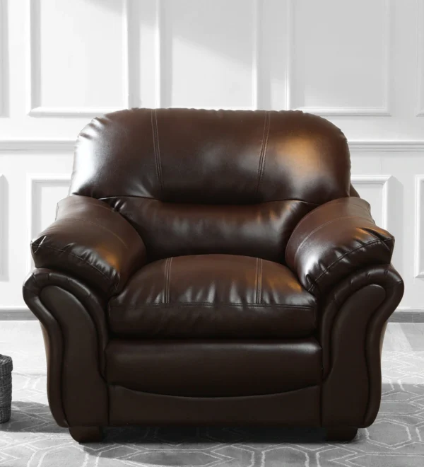 Sofa Brown Single Seater - WeftKart