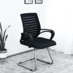 Boom Cantilever Chair In Black - WeftKart