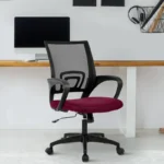 Maroon Back Executive Office Chair - WeftKart