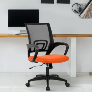 Orange Back Executive Office Chair - WeftKart