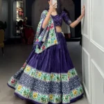 Crush Dola silk Lehenga Choli With A Gorgeous Design Of Bandhej Print And Patola Print Navaratri Lehengas - WeftKart
