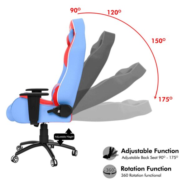 WeftKart Reklinex RGC-5 Multi-Functional Gaming Chair