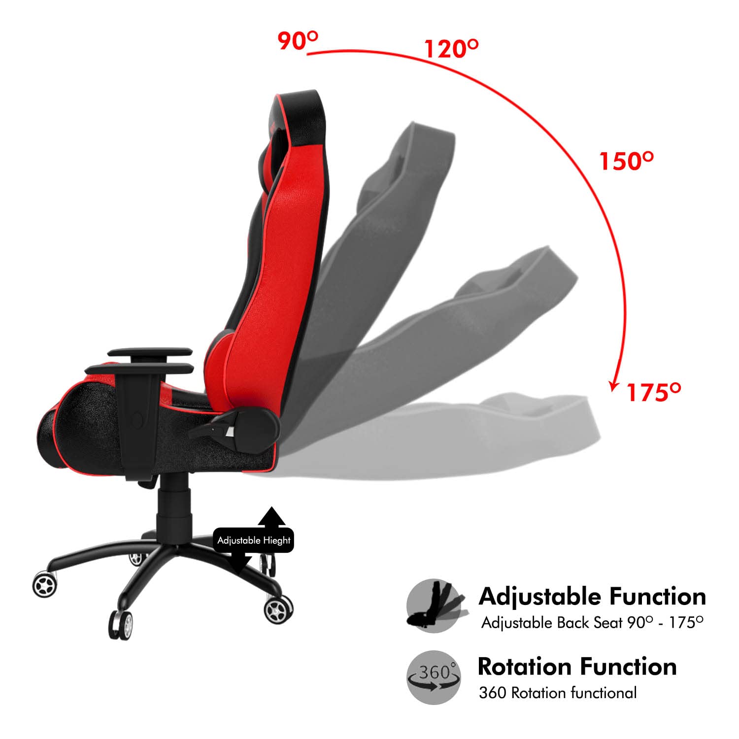 WeftKart Reklinex RGC-6 Gaming Chair