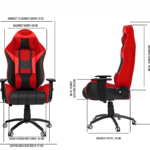 Weftkart Red Faux Leather Gaming Chair RGC-11