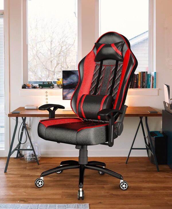 WeftKart Multi-Functional Ergonomic Gaming Chair - MGC-6-RED