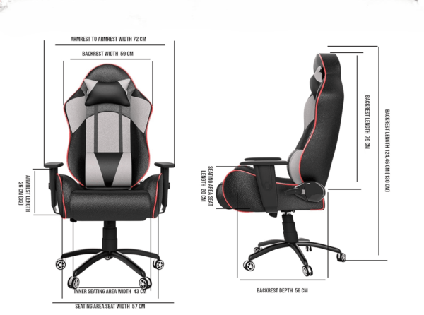 WeftKart RGC14 Gaming Chair: Elevate Your Gaming and Office Comfort in Sleek Black