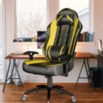 WeftKart Multi-Functional Ergonomic Gaming Chair - MGC-6-Yellow