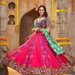 Deep Pink Exclusive Embroidered Work Navratri Chaniya Choli Collection