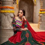 Green Embroidered Perfect Beautiful Navratri Special Chaniya Choli