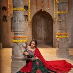 Green Embroidered Perfect Beautiful Navratri Special Chaniya Choli
