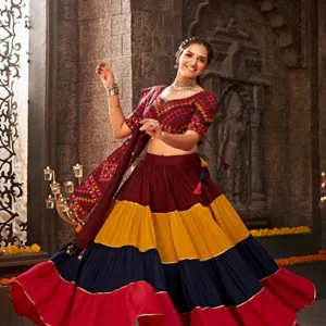 Multi Color Beautiful Chaniya Choli For Women Navratri