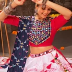 Printed Work White Color Best Chaniya Choli For Navratri Festival