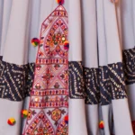 Gujarati Grey Navratri Lehenga Choli Set