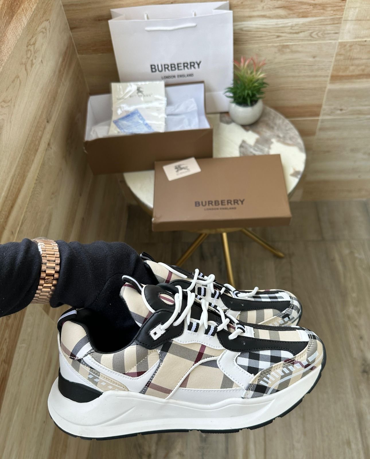 Burberry Sneakers an ultra luxury brand WeftKart