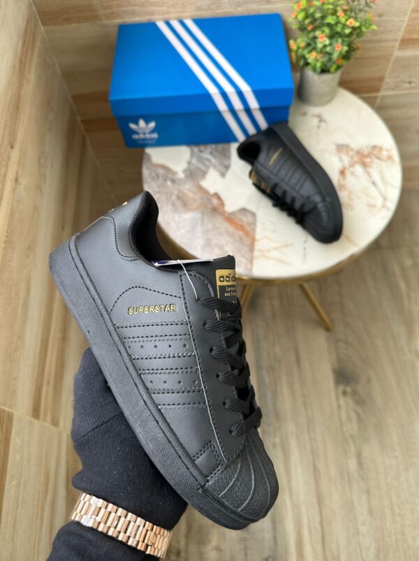 Adidas Superstar Triple Black Unisex Sneakers