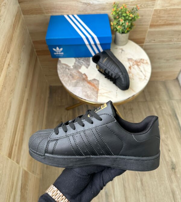 Adidas Superstar Triple Black Unisex Sneakers