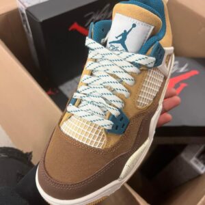 Cacao Wow Air Jordans Retro 4: Genuine Leather - WeftKart