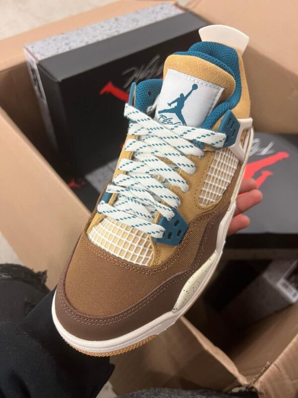 Cacao Wow Air Jordans Retro 4: Genuine Leather - WeftKart