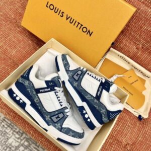 Louis Vuitton Premium Leather Trainers - Original Box
