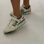 Adidas Forum 84 White Green Shoes - WeftKart
