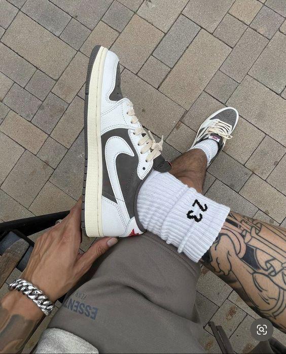 Air Jordans Retro 1 Travis Scott Travis Mocha - WeftKart