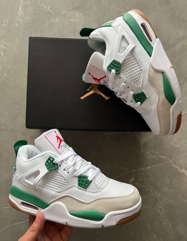 Branded Retro 4 Pine Green Sneakers
