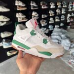 Branded Retro 4 Pine Green Sneakers