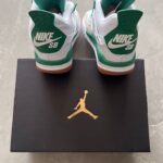 Branded Retro 4 Pine Green Sneakers