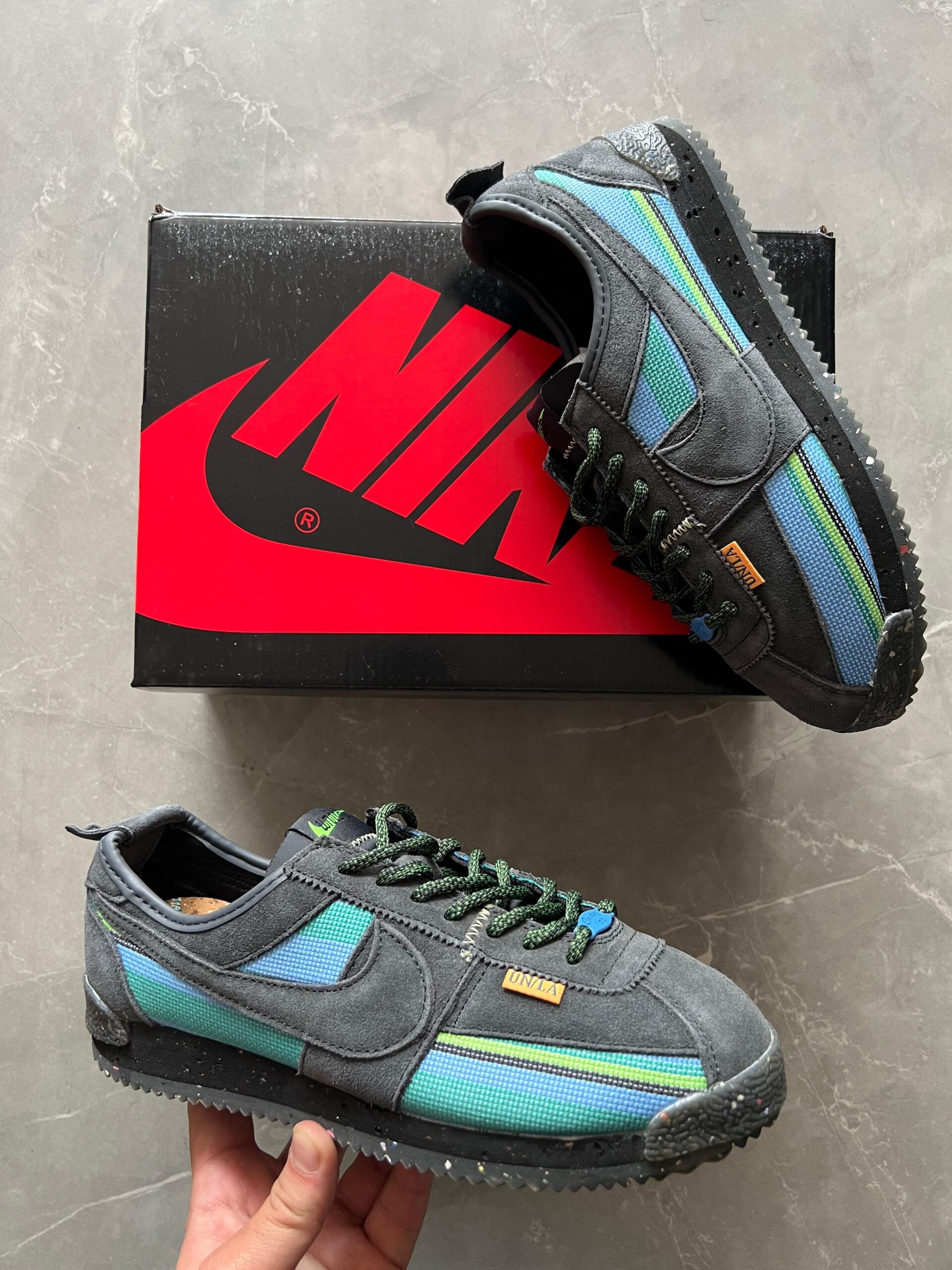 Branded Cortez Union Sneakers