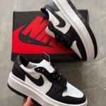 Branded Air Elevate Low Black and White Sneakers