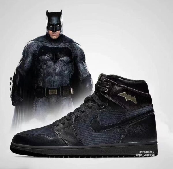 Branded AIR RETRO 1 BATMAN Sneaker