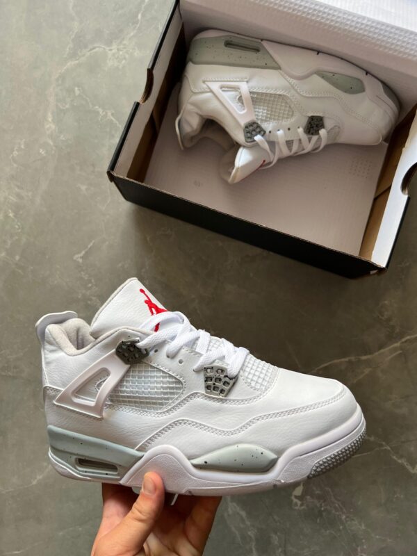 Branded Jordan Retro 4 1st Copy (White)