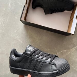 Branded Adidas Superstar 1st Copy Shoes (Black) - WeftKart