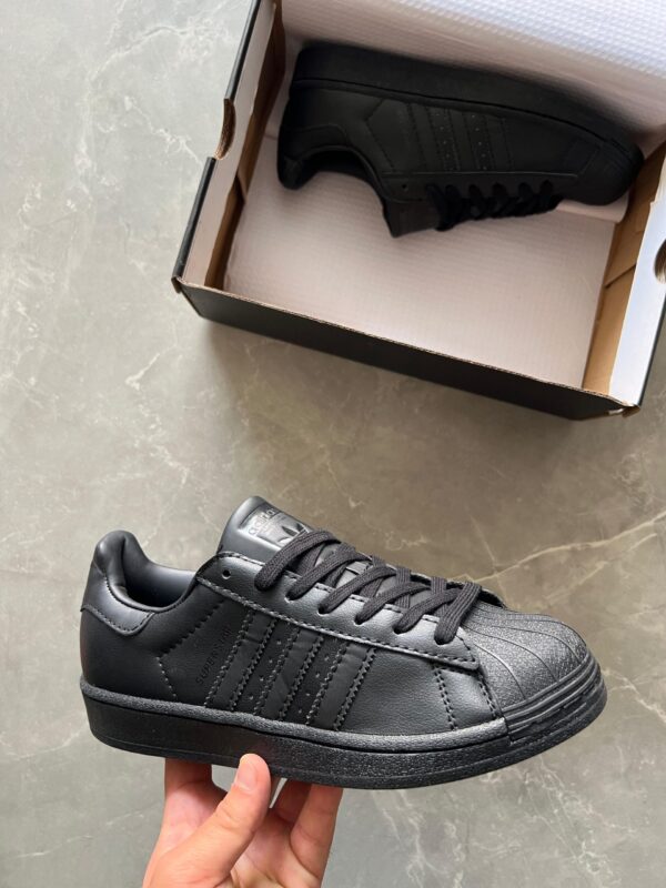 Branded Adidas Superstar 1st Copy Shoes (Black) - WeftKart