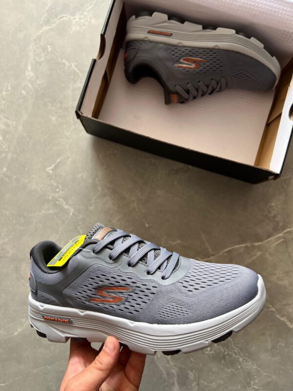 Branded Skechers Hyper Burst Running Shoes (Gray)