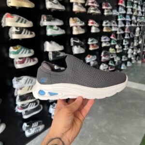 Branded Skechers Go Walk Arch Fit (White & Gray)