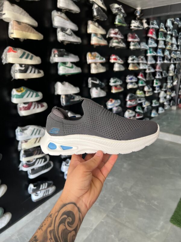 Branded Skechers Go Walk Arch Fit (White & Gray)