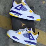 Branded Jordan Retro 4 (White& Blue)