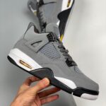 Branded Jordan Retro 4 (Black & Gray)