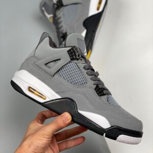 Branded Jordan Retro 4 (Black & Gray)