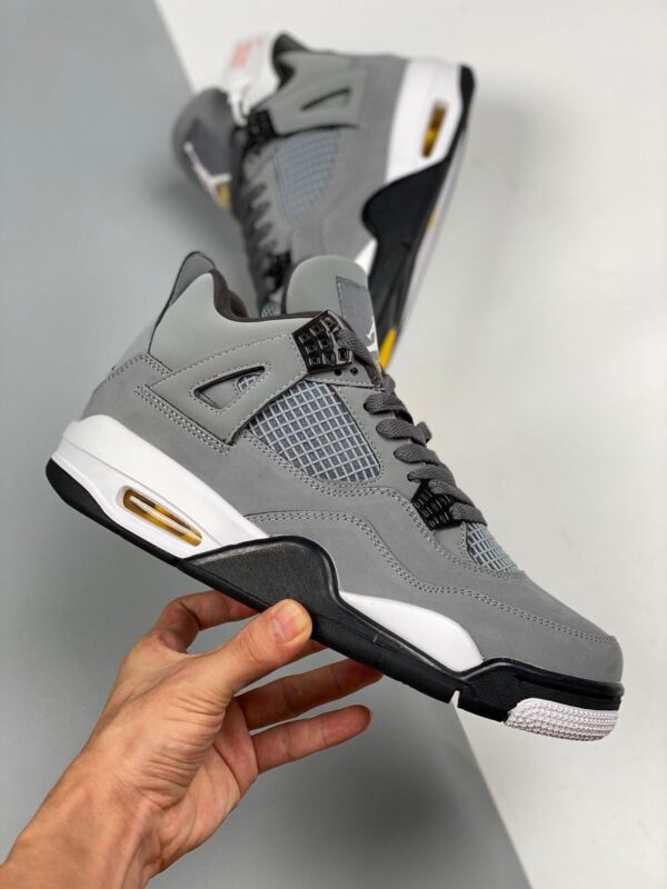 Branded Jordan Retro 4 (Black & Gray)
