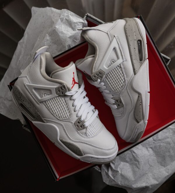 Branded Jordan Retro 4 (White)