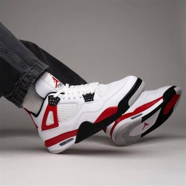 Branded Jordan Retro 4 (White & Red)