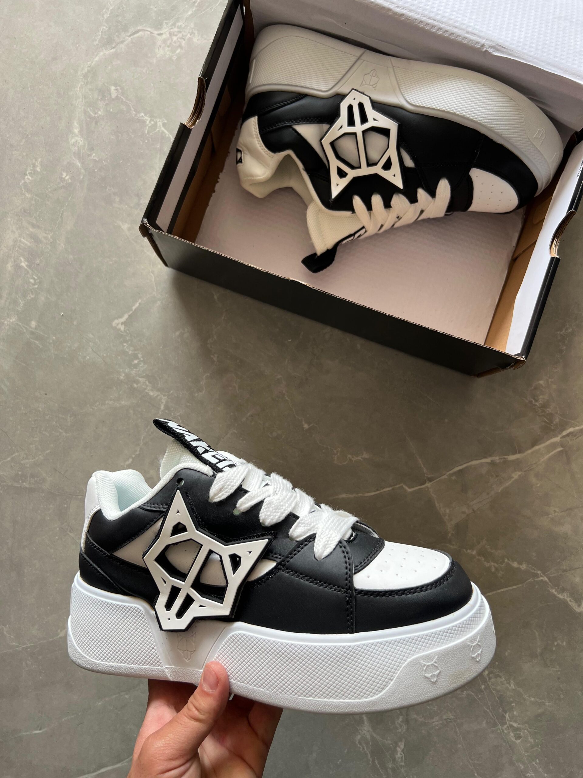 Branded Naked Wolfe Sneakers 1st Copy Shoes (Black) Branded Naked Wolfe Sneakers 1st Copy Shoes (Black)