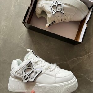 Branded Naked Wolfe Sneakers 1st Copy Shoes (White)