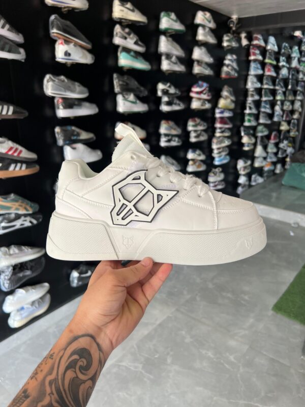 Branded Naked Wolfe Sneakers 1st Copy Shoes (White)