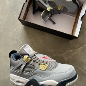 Branded Jordan Retro 4 1st Copy Shoes (Gray) - WeftKart