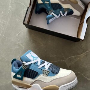 Branded Jordan Retro 4 1st Copy Shoes (Blue) - WeftKart