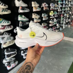 Branded Nike Zoom Smiley 2024 First Copy Shoes (White) - WeftKart